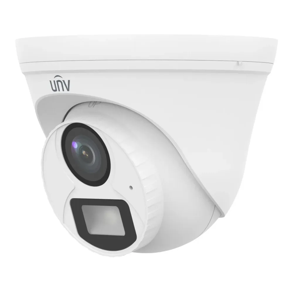 Câmara de Segurança Uniview Dolphin Turret 5MP 2.8mm IP67 ColorHunter Branca - UAC-T115-AF28-W