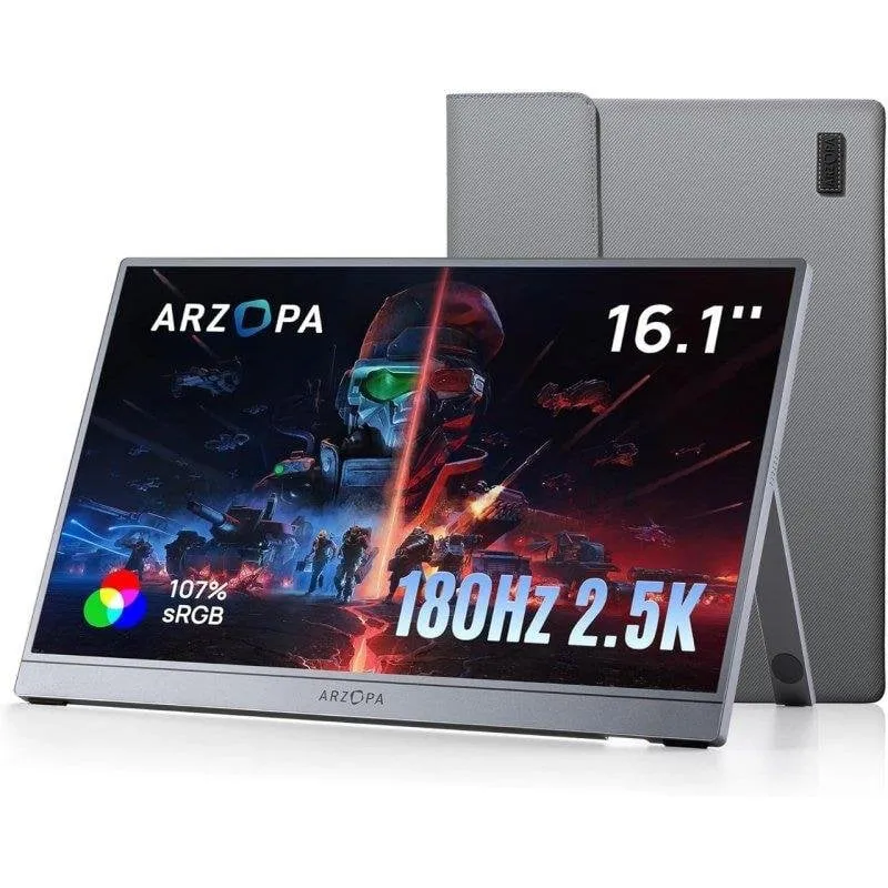 Monitor Arzopa Z3FC 16,1" QHD 180Hz IPS Portátil USB-C Mini HDMI