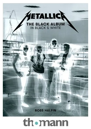 Reel Art Press Metallica Black Album in B/W