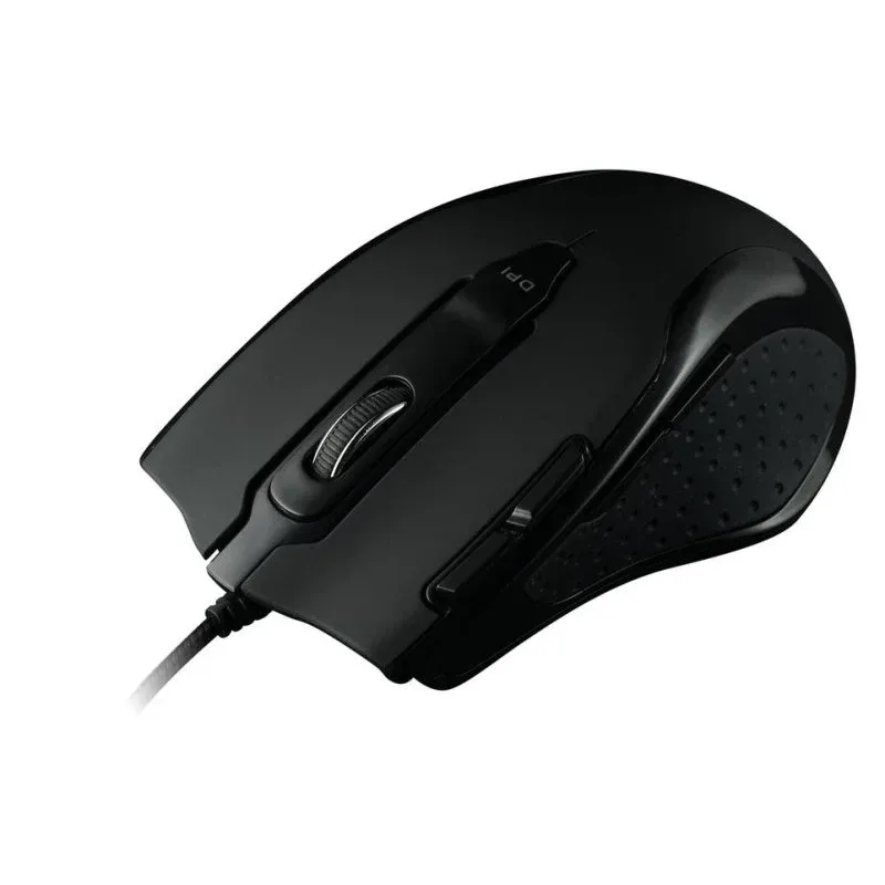 Rato TESORO H2L Black Edition USB Laser 5600 DPI Preto Peso Personalizável