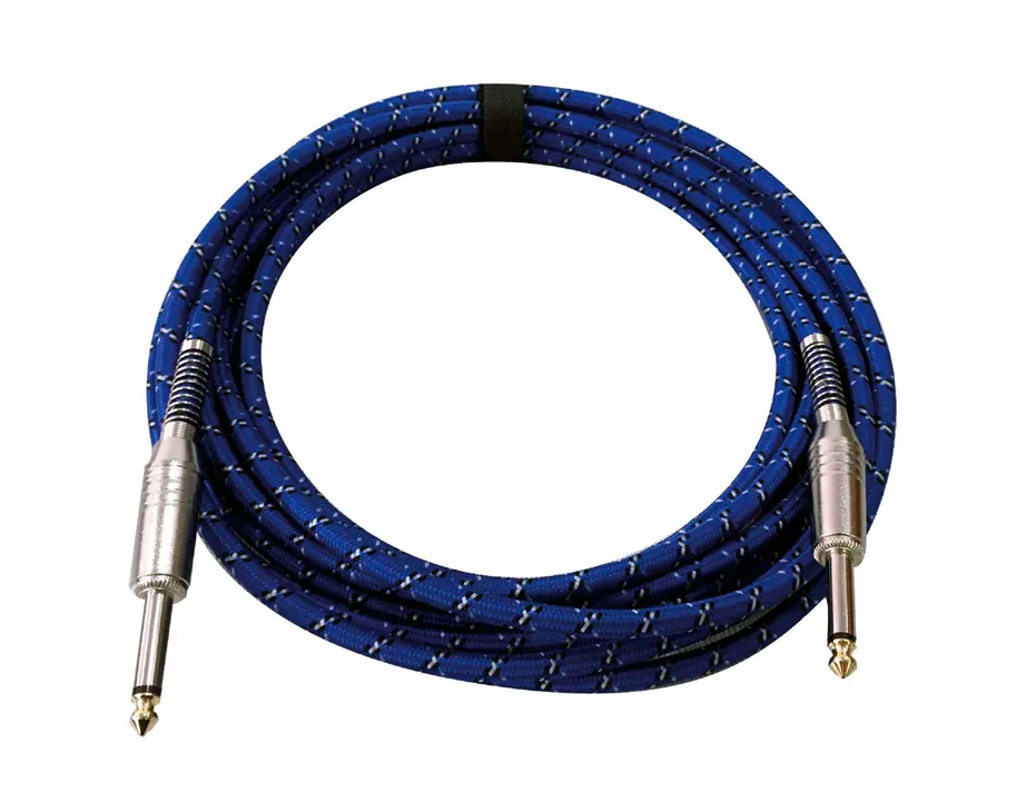 Cabo Instrumento PowerAcoustics CAB2208 Azul 6 mt