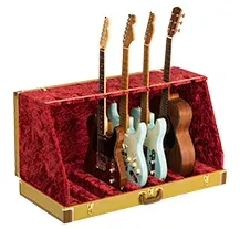 Suporte guitarra acústica/eléctrica Fender Classic Series Stand/Case 7 Guitarras Tweed