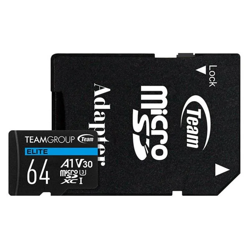 Cartão microSD Team Group Elite 64GB UHS-I U3 V30 A1 4K UHD