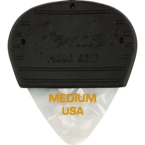 Fender Mojo Grip Celluloid White Moto Medium