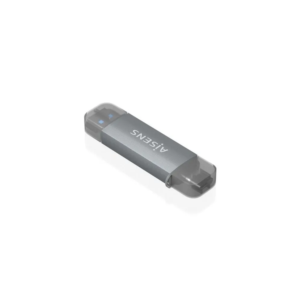 Aisens Leitor de cartão externo ASCR-2AC08-GR