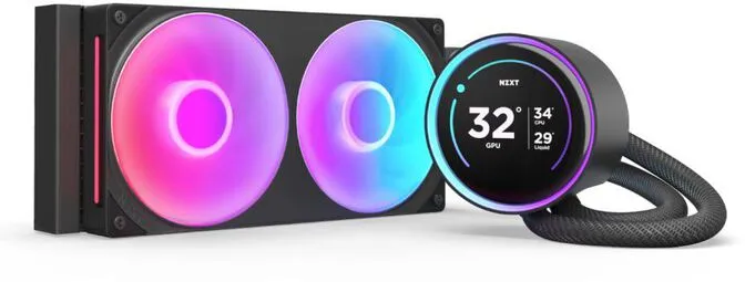 Water Cooler CPU NZXT Kraken Elite 240 (2025) RGB Preto