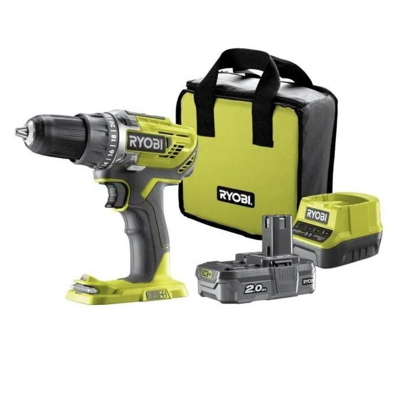 Parafusadora sem fios Ryobi 18V ONE+ 50 Nm 13 mm 2 velocidades