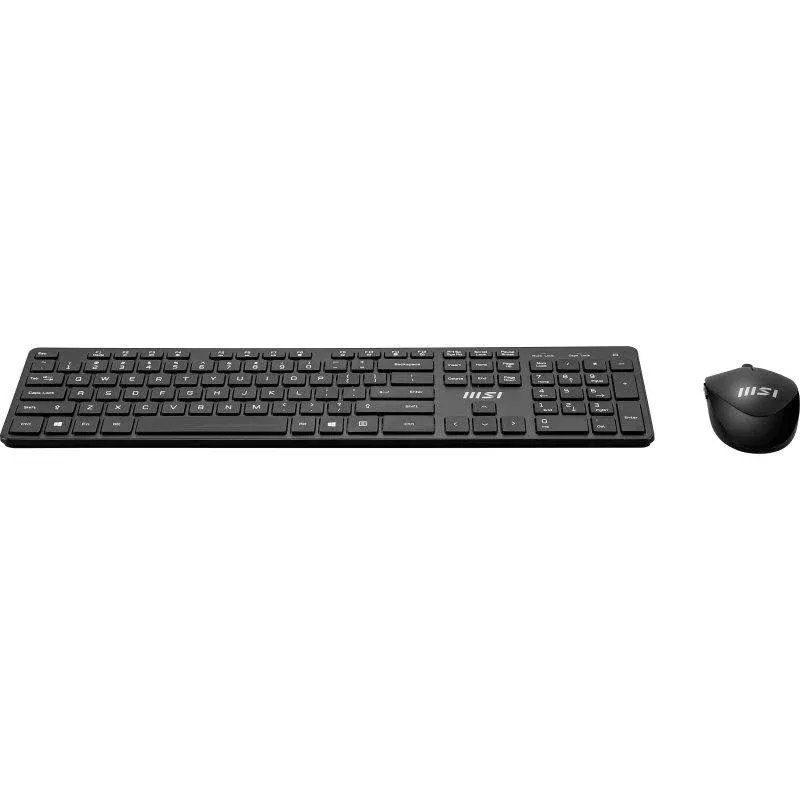 Teclado + MSI Wireless Combo Copilot PRO de membrana com Copilot e rato óptico