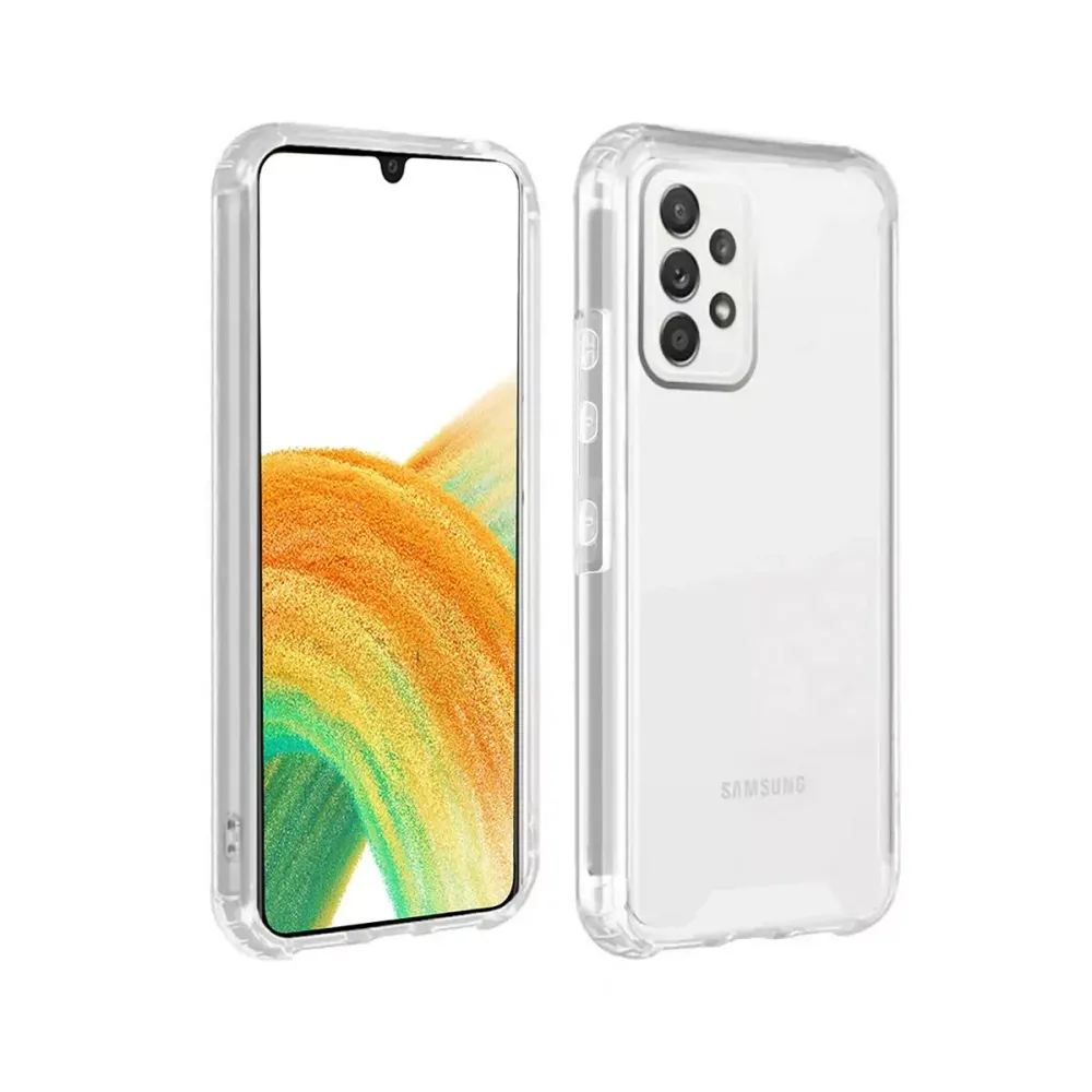 Silicone Reforçado A336 Samsung A33 5G Transparente