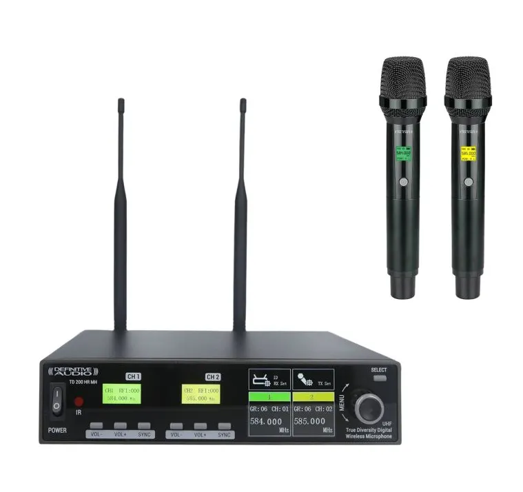 Microfone de Mão sem Fios Definitive Audio TD 200 HR MH
