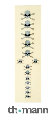 Jockomo Skull Sticker White Pearl