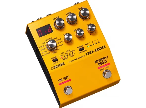 BOSS OD-200 HYBRID DRIVE Pedal Distorção para Guitarra Elétrica