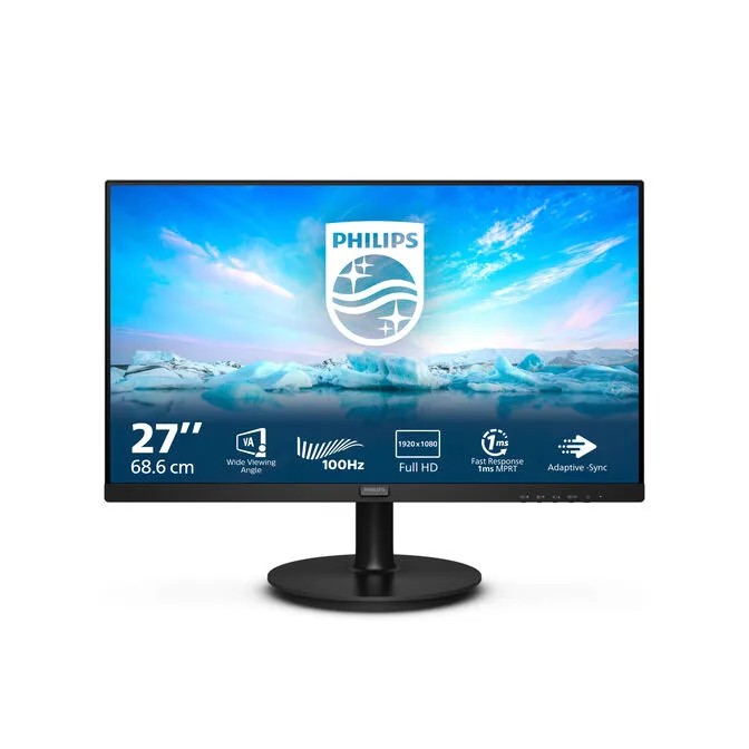 Monitor Philips V-Line 27" 271V8LAB VA FHD 100Hz c/colunas
