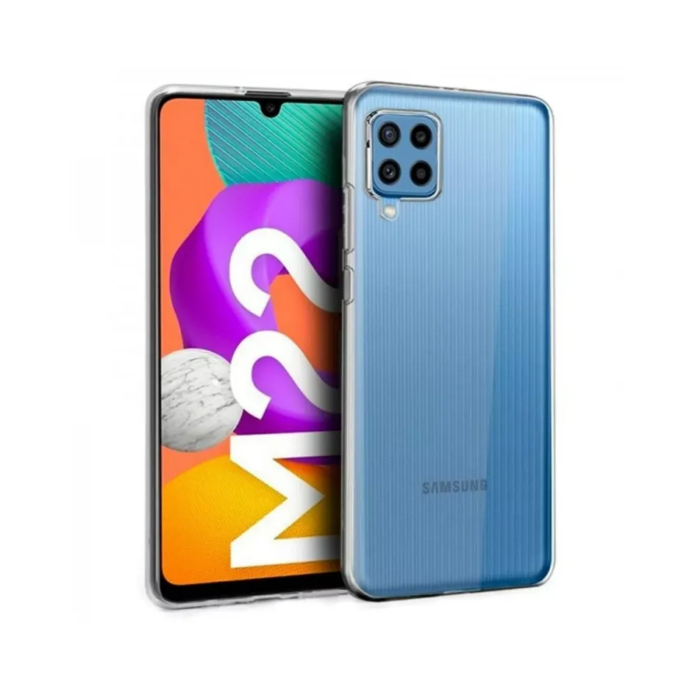 Capa Silicone Samsung M22/M32 Transparente
