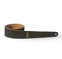 Correia Guitarra Taylor Embroidered Suede 2,5" Black