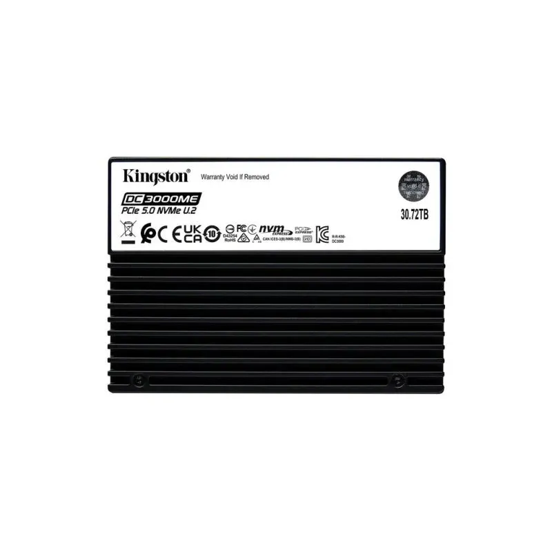 Disco Rígido Kingston DC3000ME 30,7TB U.2 PCIe 5.0 NVMe AES 256-bit Opal