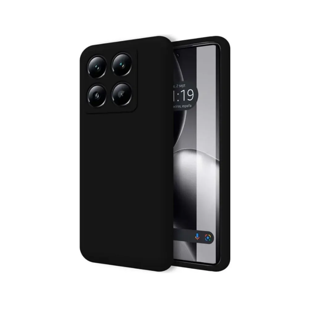 Capa Silicone Xiaomi 15T Preta