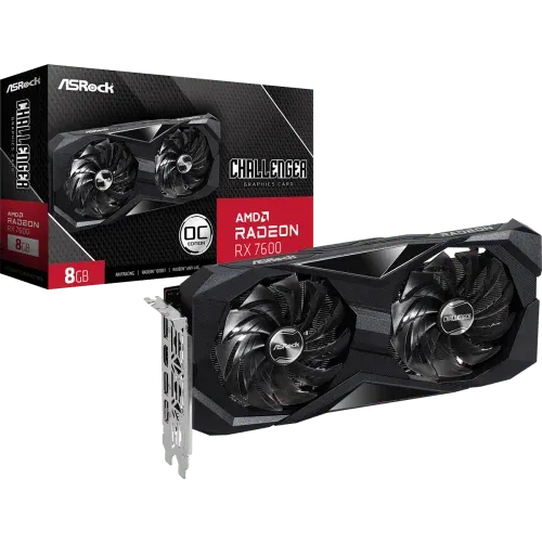 Placa gráfica ASRock Radeon RX 7600 Challenger OC 8GB GDDR6