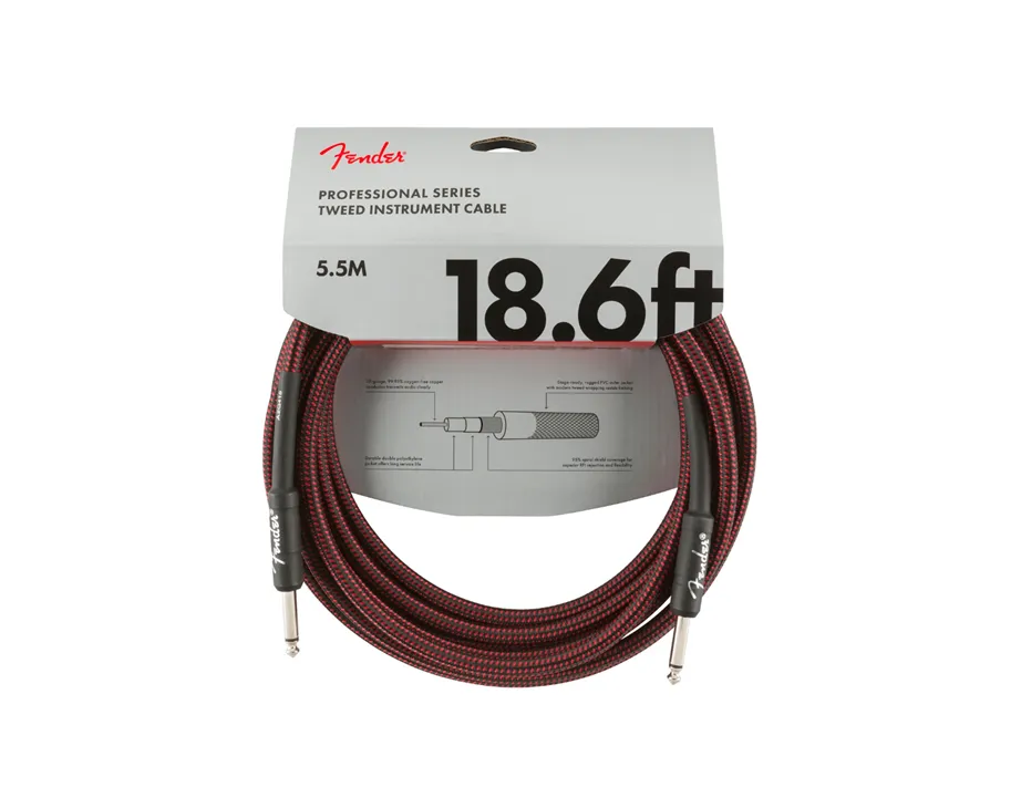 Cabo Instrumento Fender Professional Series Red Tweed 5,5mt