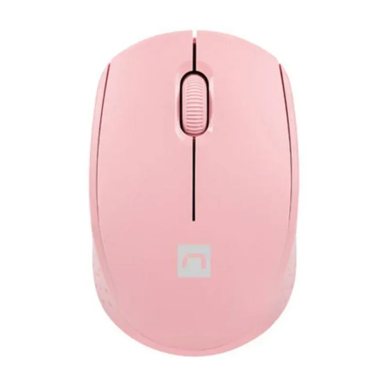 Rato NATEC STORK sem fios 1600 DPI Bluetooth + USB Type-A Rosa