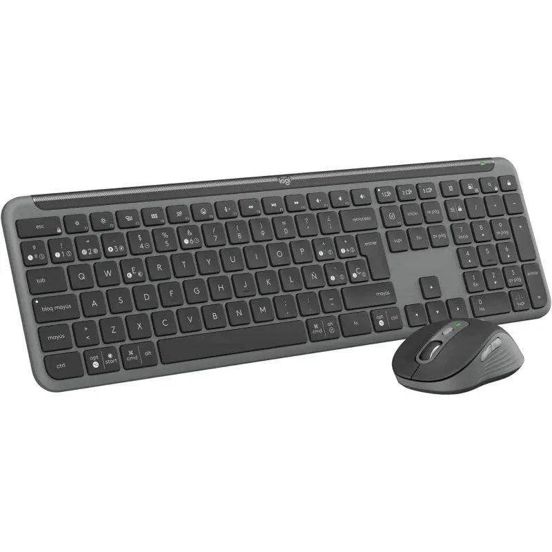Logitech Signature Slim MK950 Combo Teclado + Rato Sem Fios Grafite