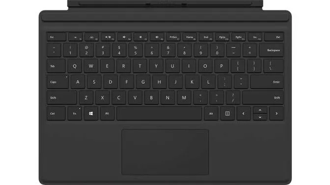 Microsoft Surface Pro Type Cover M1725 Preto