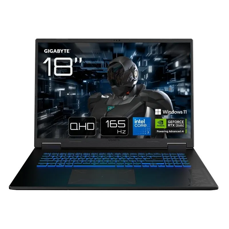 Portátil GIGABYTE GAMING A18 PRO DXJG3DEBC4SH 18" Intel Core 7 240H 32GB 1TB SSD RTX 5070 Ti Windows 11 Home