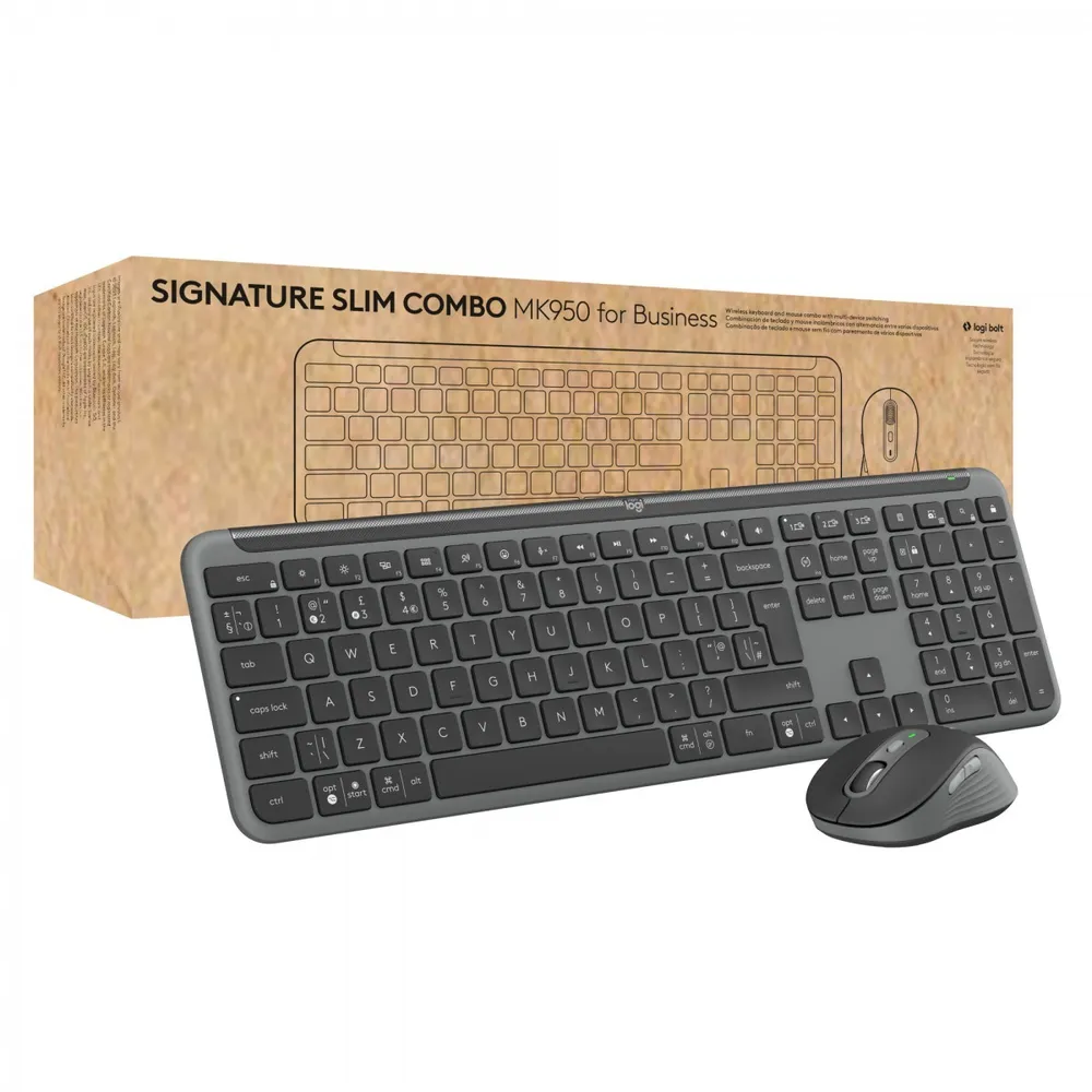 Logitech 920-012508 teclado Rato incluído Escritório RF 920-012508