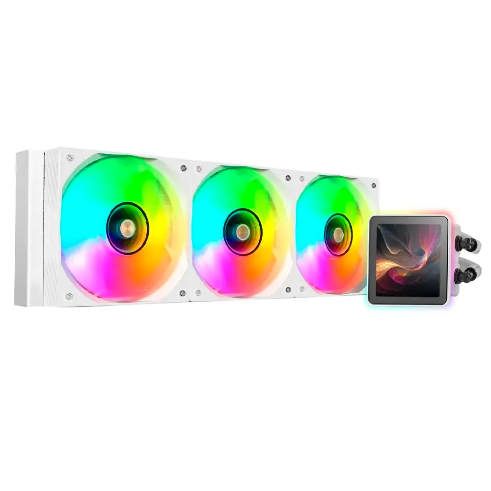 Water Cooler CPU Mars Gaming MLVISIONPRO360 360 ARGB All-In-One 360mm Branco