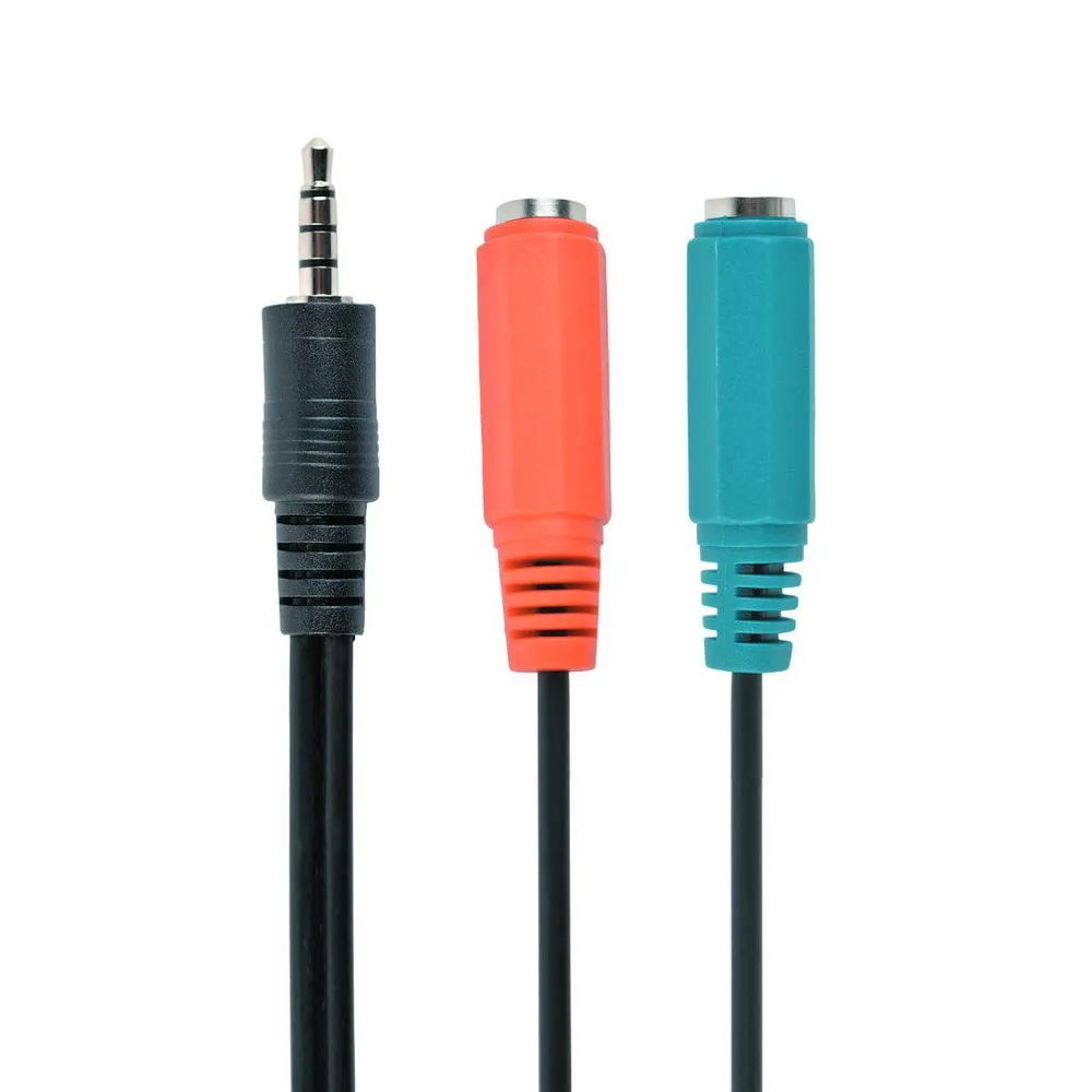 Cabo Gembird Jack 3.5mm p/ 2xJack F c/ micro 0.2m