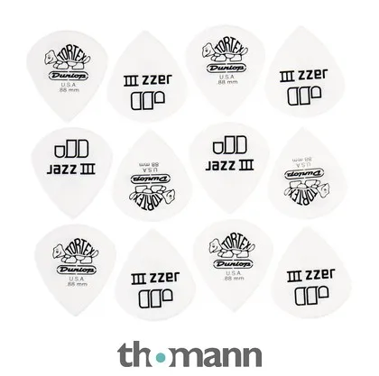 Dunlop Tortex Jazz III White 0,88