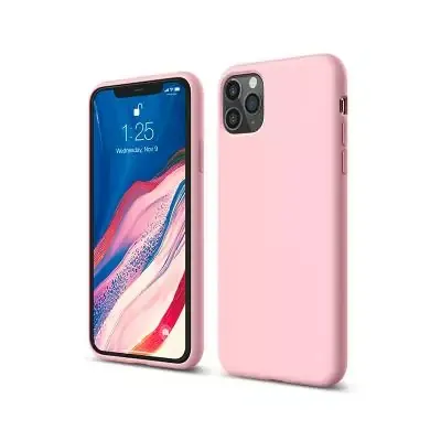 Capa Silicone Premium Apple iPhone 11 Pro Rosa