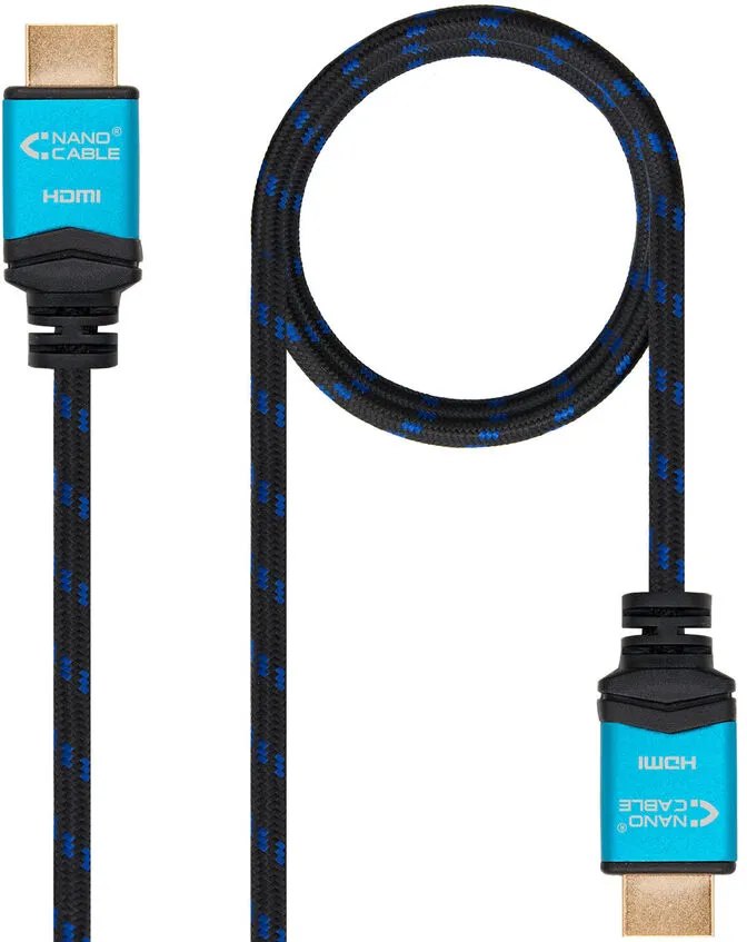 Cabo HDMI V2.0 4K@60Hz 18Gbps Nanocable A M/M 10 M Premium Preto