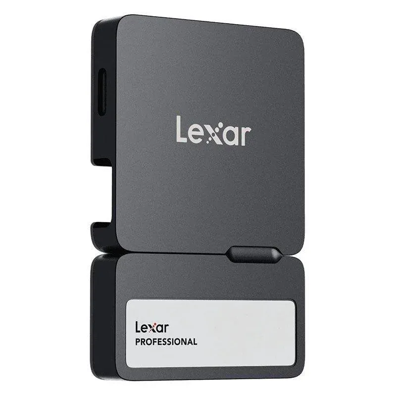 Disco Rígido Lexar SL400 Unidade Externa SSD 1TB Ultra-compacta USB-C IP65 Preta