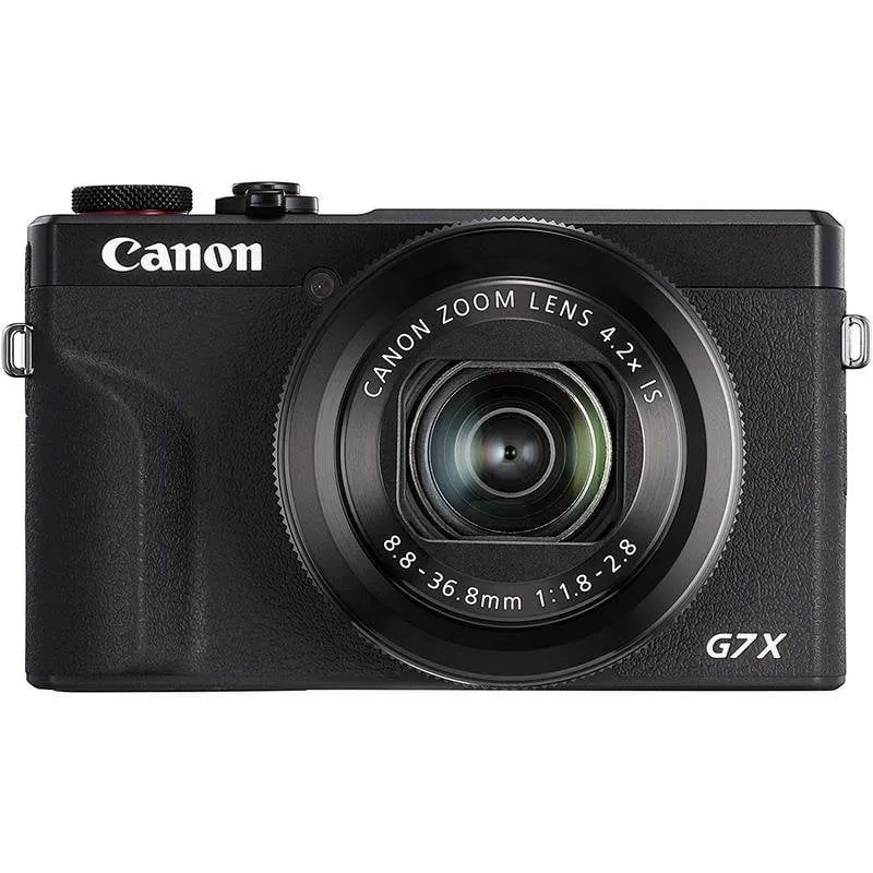 Câmara Compacta Canon PowerShot G7 X Mark III 20MP Zoom 4,2x WiFi Ecrã Táctil Preta