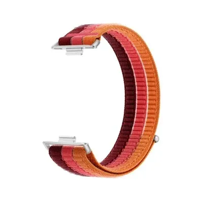 Bracelete Huawei Watch Fit em Nylon Vermelho
