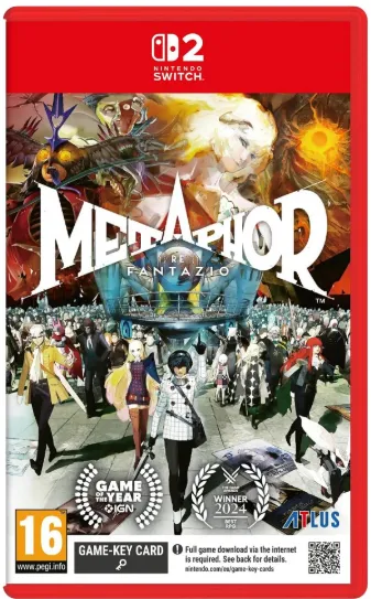Pré-venda Jogo Nintendo Switch 2 Metaphor: ReFantazio - Steelbook Edition