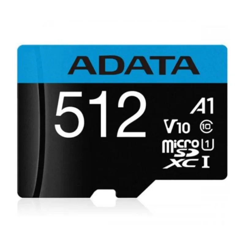 Cartão MicroSD ADATA AUSDX512GUICL10A1-RA1 512 GB Classe 10 UHS-I 100 MB/s