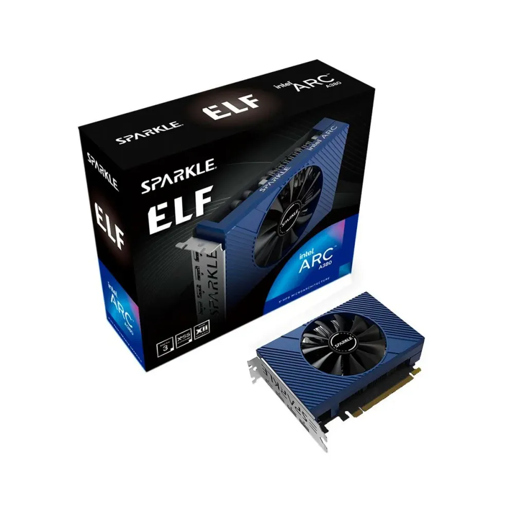 Placa Gráfica Sparkle Intel ARC A380 ELF 6GB GDDR6