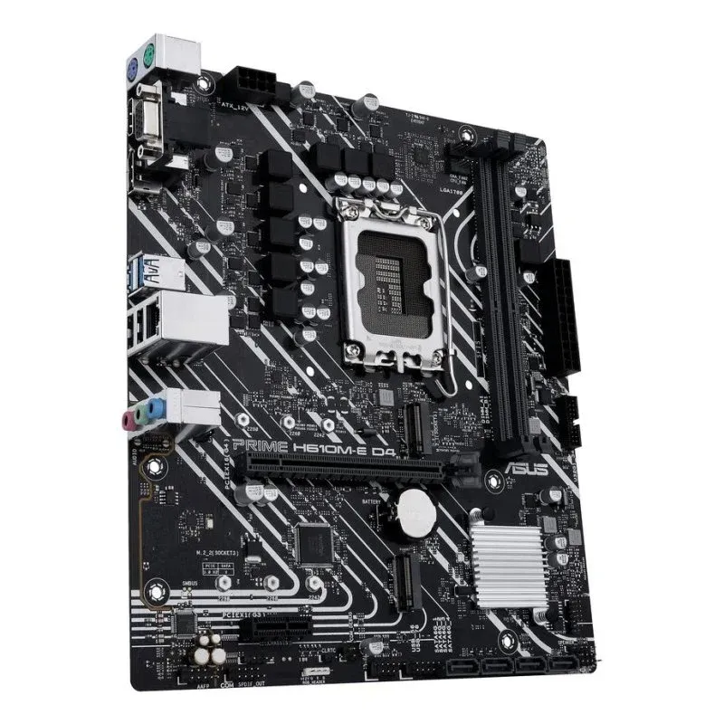 Motherboard ASUS PRIME H610M-E D4-CSM Intel H610 LGA1700 DDR4 Micro ATX sem WiFi