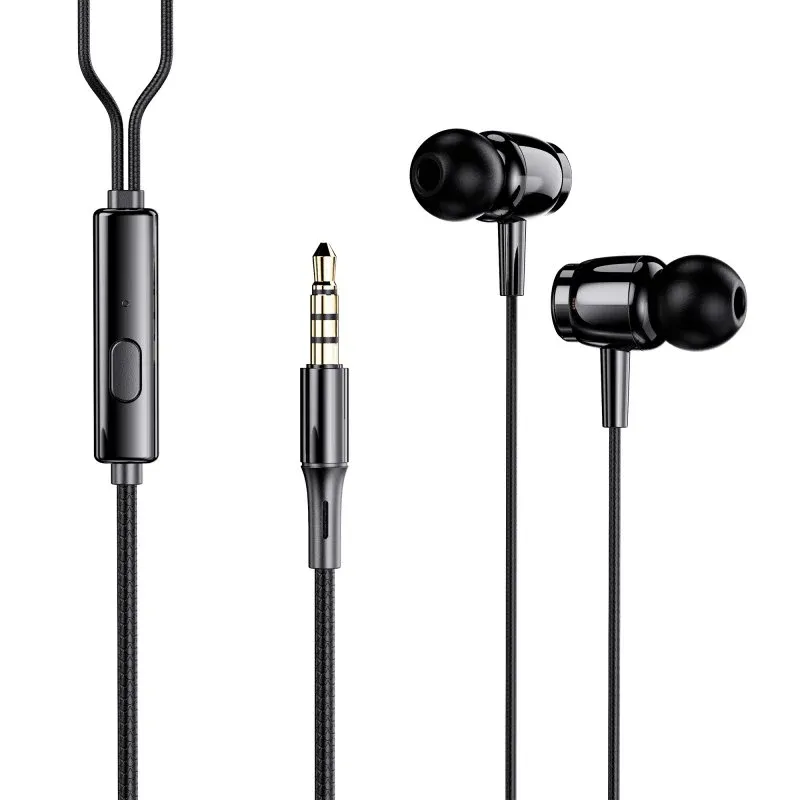 Contact LXAU35M01 Auriculares com Microfone Jack 3.5mm Pretos