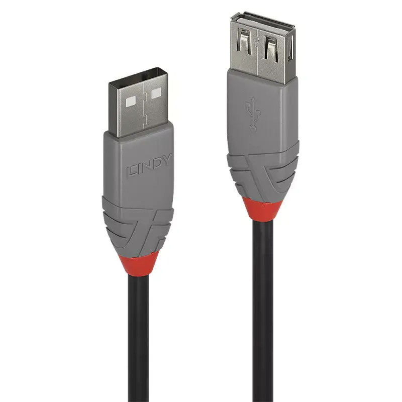 2M USB 2.0 A EXTE CABLE,ANTHRA LINE