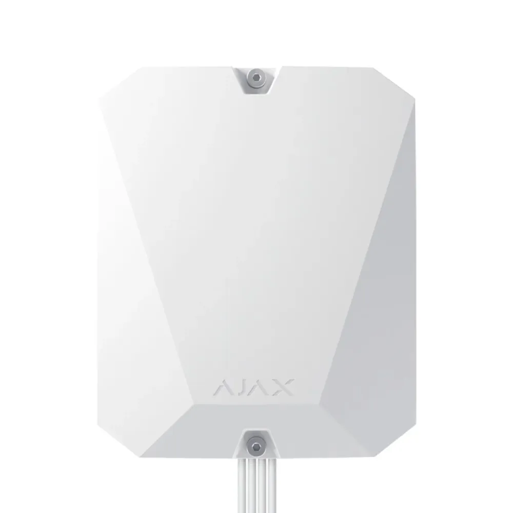Central Alarme Professional Ajax Hub Hybrid Dual SIM 4G 868 MHz Branco