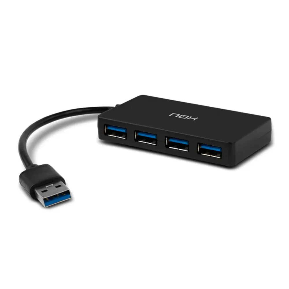 Hub USB NXLITEHUBONE Nox Preto