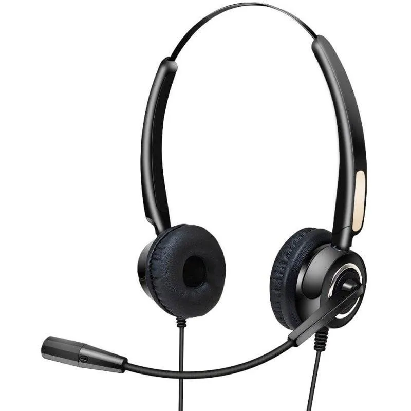 Auriculares Urban Factory Movee USB com Microfone USB com Fio Preto