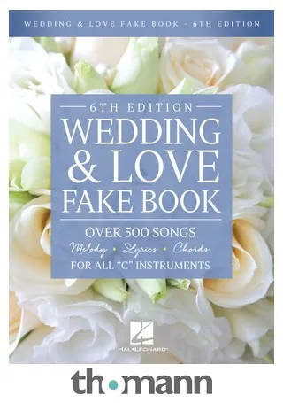 Hal Leonard Wedding & Love Fake Book