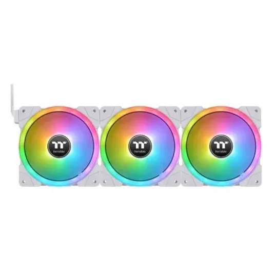 Ventoinhas Thermaltake SWAFAN EX14 RGB Pack de 3 140 mm Brancas