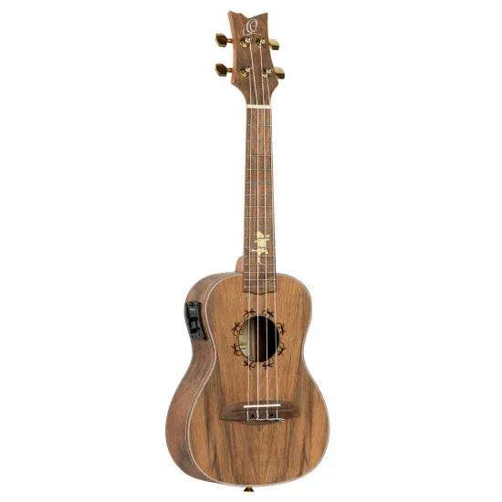 Ortega UKULELE ELETRIFICADO CONCERTO LIZARD CC GB