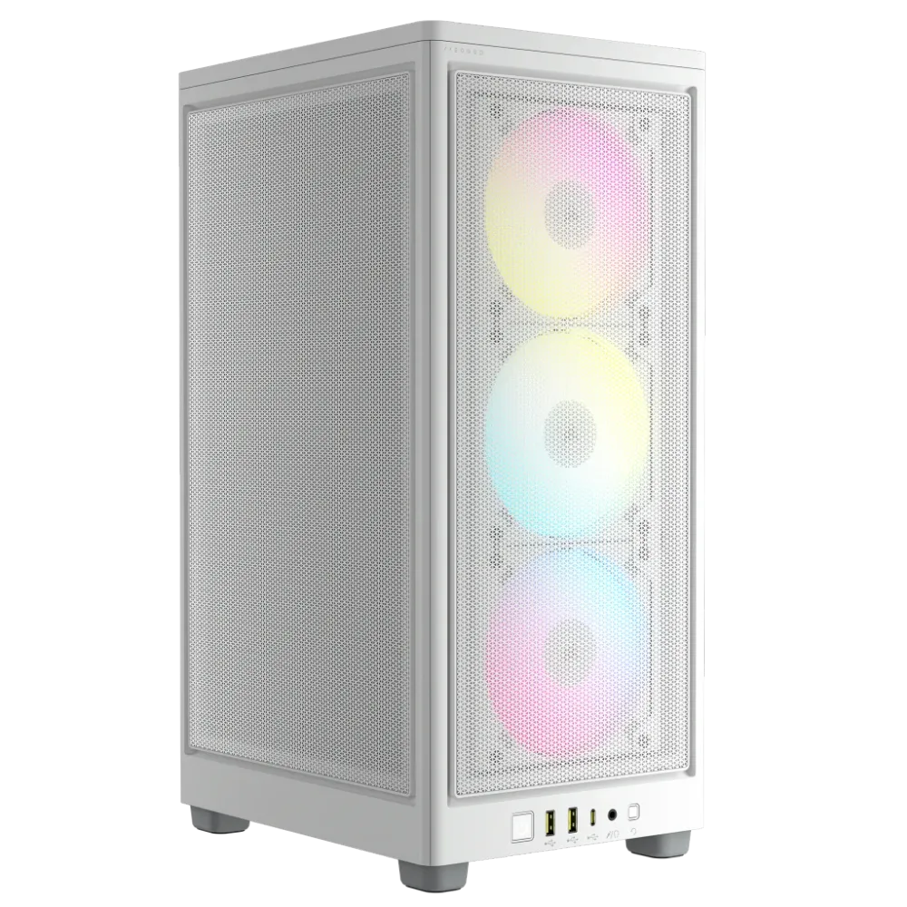 Caixa Mini-ITX Corsair iCUE 2000D Airflow RGB Branca