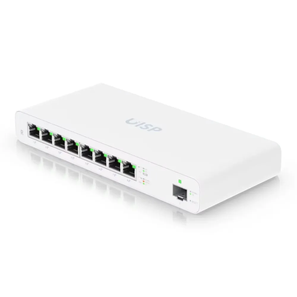 Router Ubiquiti UISP 9 Portas Gigabit PoE Branco